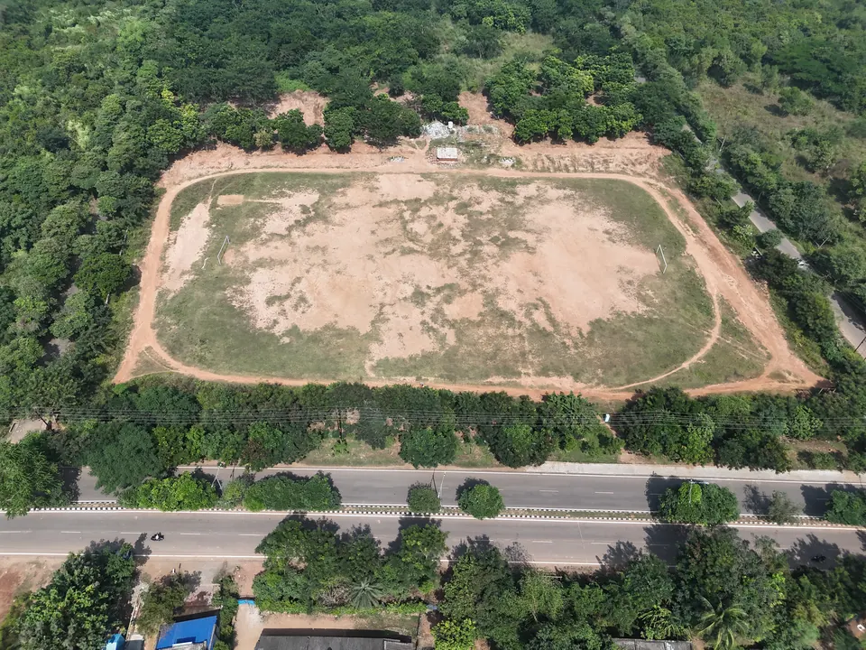 Feasibility Study site for a 8000 sqm. Football Field in Bhubaneswar (2024) by GreenLinks